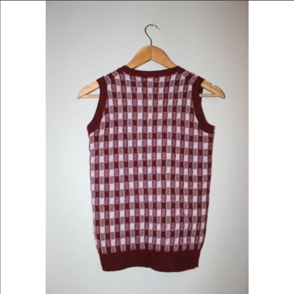 J.Crew Collection Italian Cashmere Gingham Tank - Picture 3 of 6